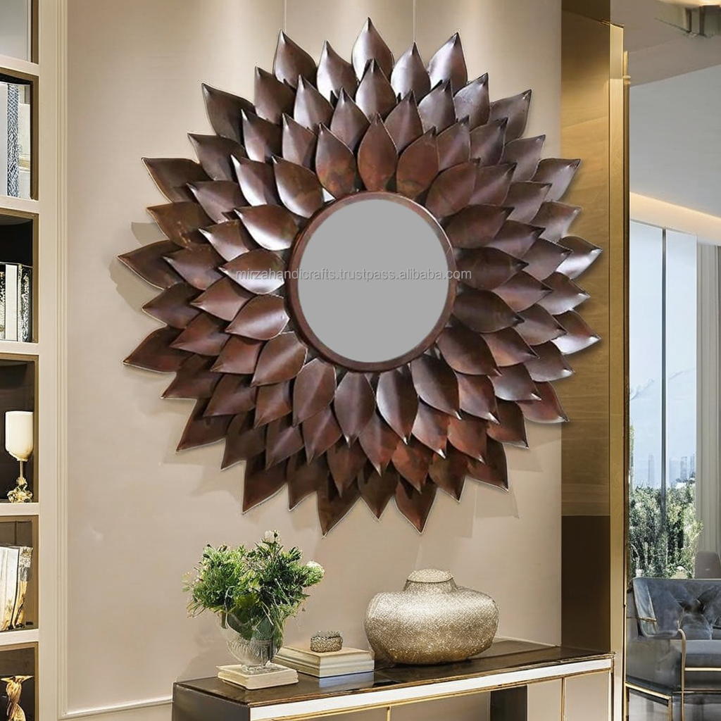 Decorative Metal Handcarved Wall Mirror