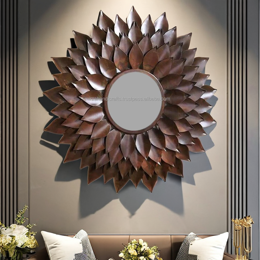 Decorative Metal Handcarved Wall Mirror