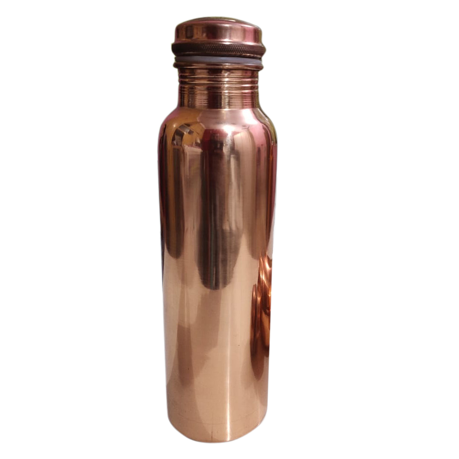 Pure Copper Bottle Hammered