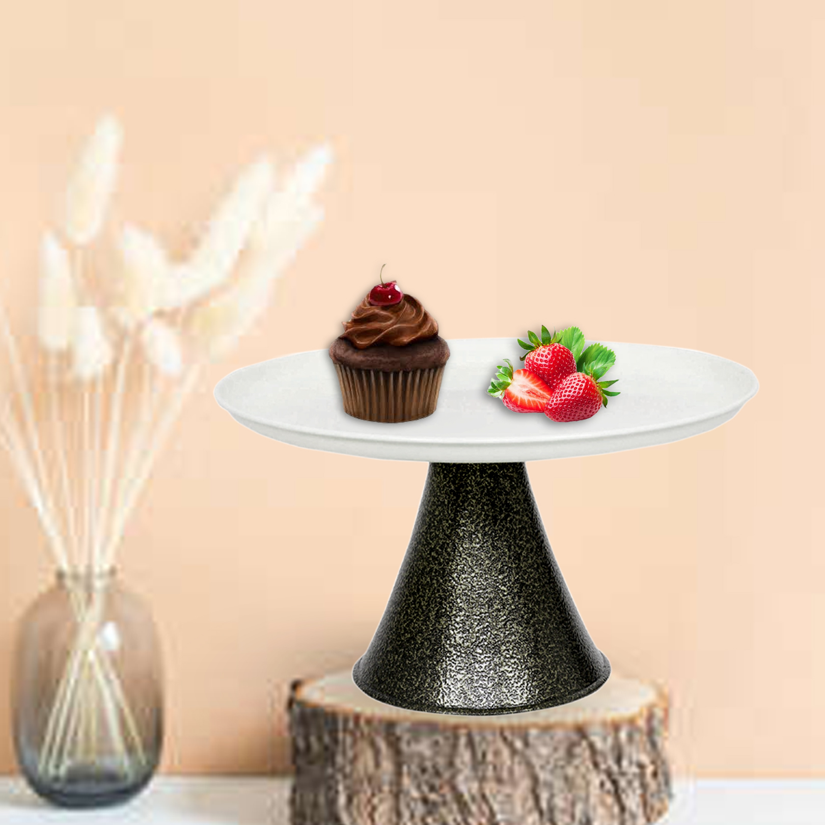 Cake Stand Marble Shelf Cake Holder Dessert Display Plate