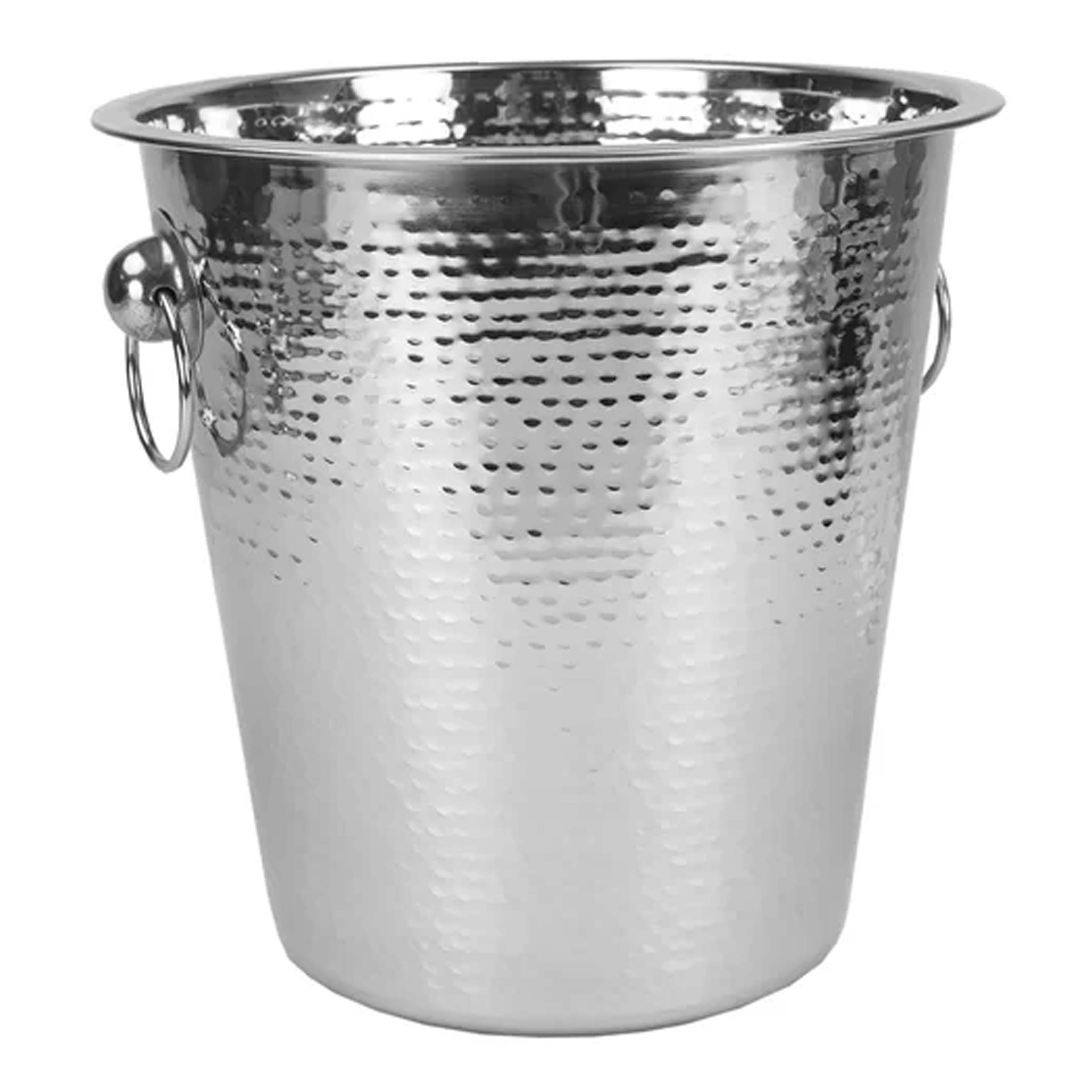 Hammered Metal Ice Bucket