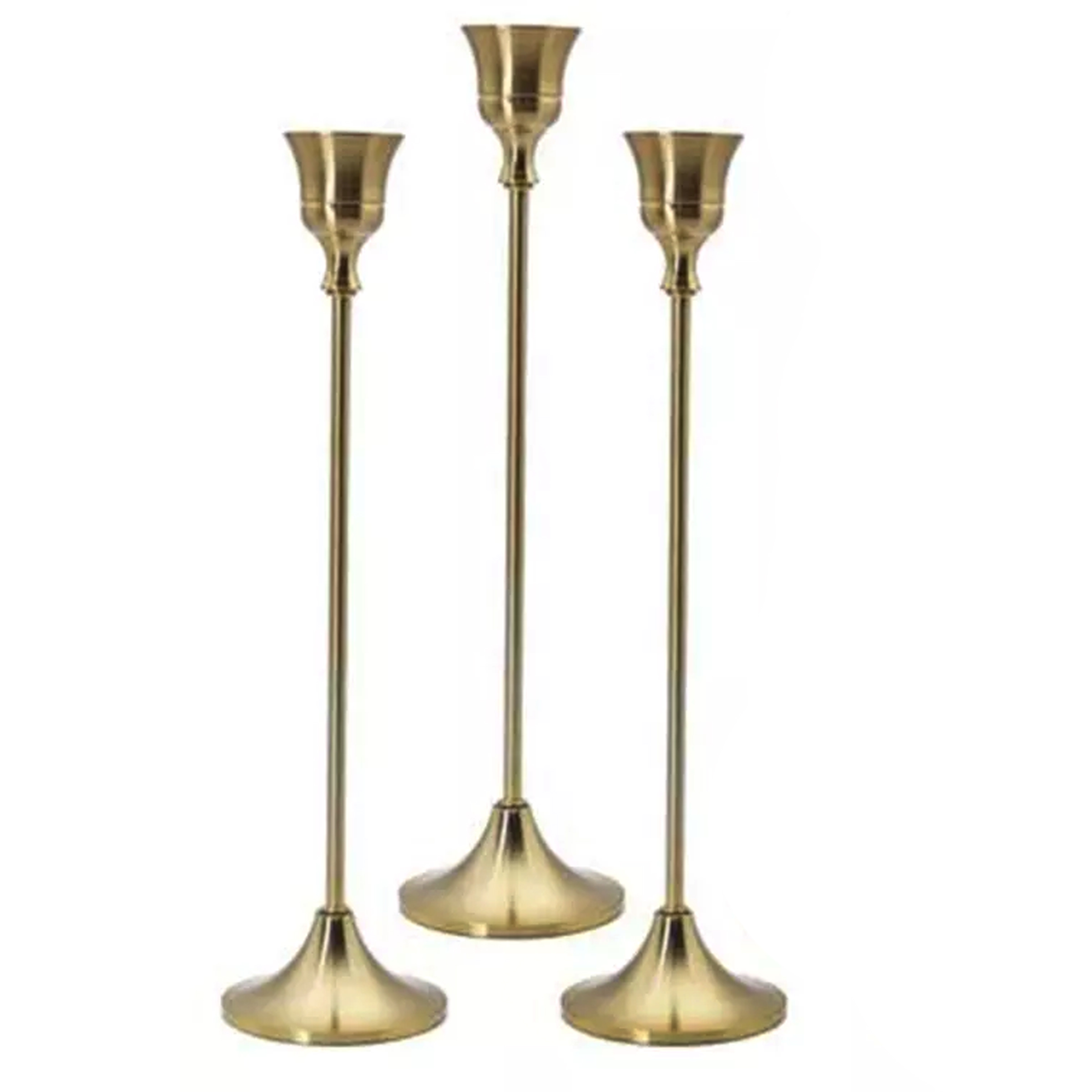 Taper Candle Holders Set Of 3 Pcs